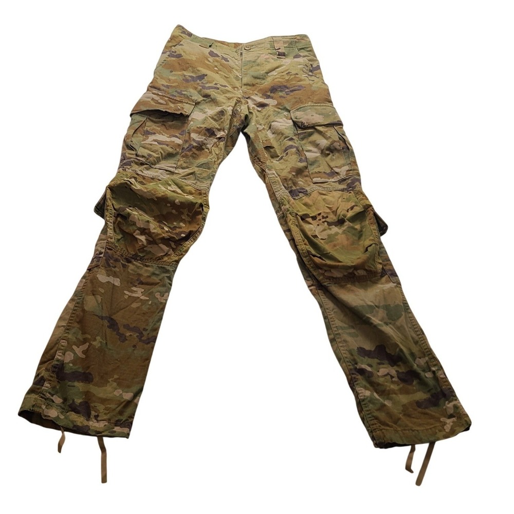 US Military OCP Scorpion W2 Camo Cargo Pants Small Long Tactical Trousers Men's